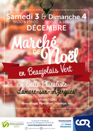 Marché de Noël en Beaujolais Vert