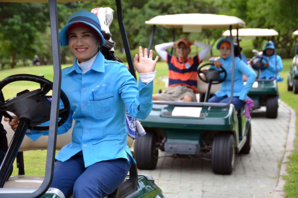 Les caddies féminins sont une véritable institution en Thaïlande. Crédit photo David Raynal Les caddies féminins sont une véritable institution en Thaïlande. Crédit photo David Raynal