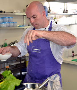 Mark Murphy utilise  exclusivement les meilleurs produits de la région - © D. Raynal Mark Murphy utilise  exclusivement les meilleurs produits de la région - © D. Raynal