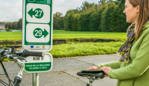 Véloroutes et voies vertes balisées de Wallonie - © Wallonie Tourisme Véloroutes et voies vertes balisées de Wallonie - © Wallonie Tourisme