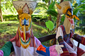Phi Ta Khon trouve son origine dans un conte bouddhiste dans lequel les fantômes se mêlent aux humains pour participer à la fête organisée pour le retour du prince après un long exil - © D. Raynal Phi Ta Khon trouve son origine dans un conte bouddhiste dans lequel les fantômes se mêlent aux humains pour participer à la fête organisée pour le retour du prince après un long exil - © D. Raynal