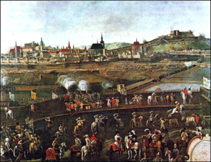 Le siège de Brno en 1645 - © DR Le siège de Brno en 1645 - © DR