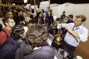 Un espace Café à la Foire de Paris