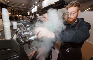 Un espace Café à la Foire de Paris