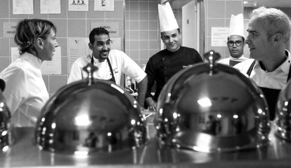 Eugénie Reynaud de l’Institut Paul Bocuse en duo avec Sébastien Bontour