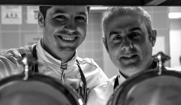 Fabien Raux, un étoilé au duo de chefs, avec Sébastien Bontour du Vichy Célestins