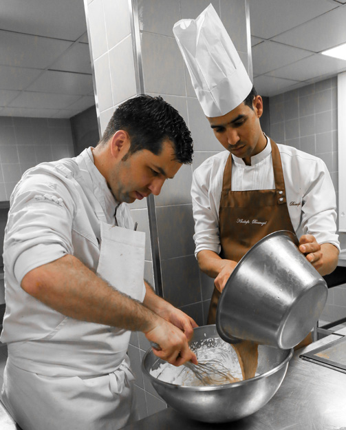 Fabien Raux, un étoilé au duo de chefs, avec Sébastien Bontour du Vichy Célestins