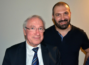 Pierre Aylagas, Président de la communauté de communes des Albères et de la Côte Vermeille et Thomas Deprade, artisan vigneron - © D. Raynal