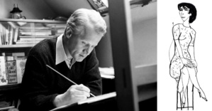 Jiří Šlitr artiste caricaturiste dans son atelier - © DR Jiří Šlitr artiste caricaturiste dans son atelier - © DR