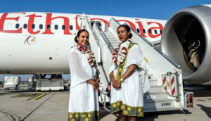 Les hôtesses de la plus grande compagnie aérienne d'Afrique @ D.R.