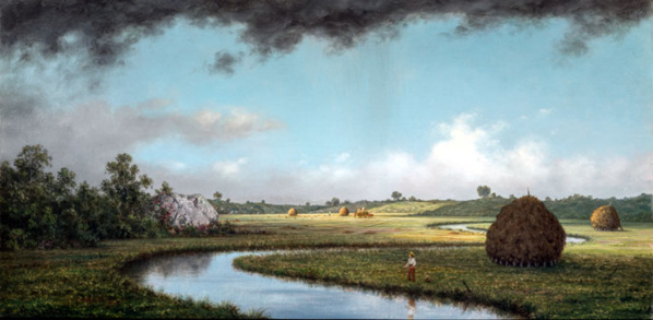 Martin Johnson Heade (1819-1904) Le Marais de Newburyport : l’approche de l’orage, vers 1871 © Terra Foundation for American Art, Chicago. Martin Johnson Heade (1819-1904) Le Marais de Newburyport : l’approche de l’orage, vers 1871 © Terra Foundation for American Art, Chicago.