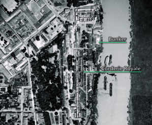 Zones de l'Arsenal en 1947 - © DR Zones de l'Arsenal en 1947 - © DR