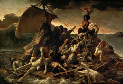 Le "Radeau de la Méduse" célèbre tableau de Théodore Géricault - © Musée du Louvre