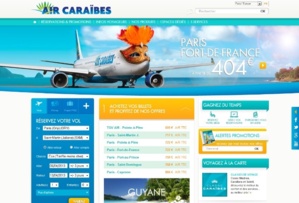 Air Caraïbes lance son nouveau site internet