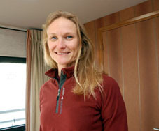 Kristin Songe Moller, la seule femme en course est Norvégienne/David Raynal
