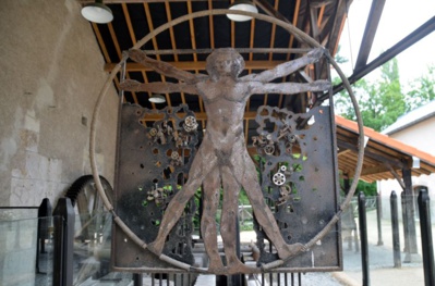 L'homme de Vitruve -Château du Clos Lucé - © David Raynal L'homme de Vitruve -Château du Clos Lucé - © David Raynal