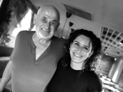 Marc Dandré chef du "Da Marco" avec sa fille - © Dominique Marché