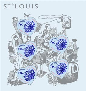 Saint-Louis à l’honneur pour le timbre Cœur