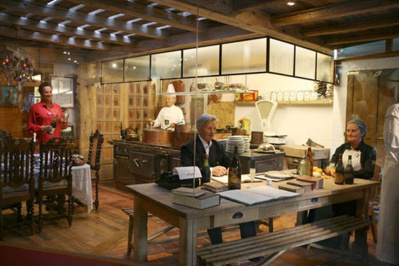 Le musée de Papy Gaby dans l'hôtel des Cornettes,  sorte de Grévin savoyard de la gastronomie locale - © DR Le musée de Papy Gaby dans l'hôtel des Cornettes,  sorte de Grévin savoyard de la gastronomie locale - © DR