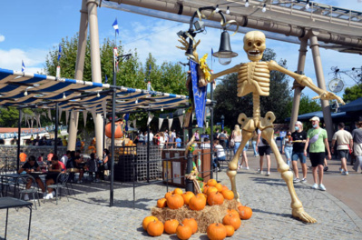 Pendant 50 jours du 24 septembre au 13 novembre, les amateurs de sensations fortes pourront profiter d’attractions et de spectacles temporaires sur le thème d’Halloween© David Raynal