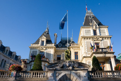 La somptueuse Villa Lumière devenue l'Hôtel de ville en 1927 - © Ville d'Evian