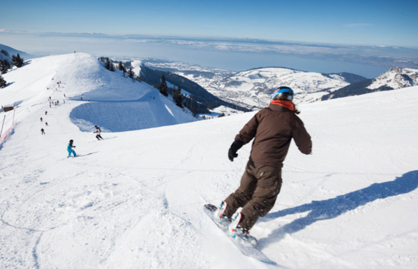 A moins d’une heure de route, le domaine skiable Les Montagnes d’Évian, dispose d’environ 100 km de pistes - © DR