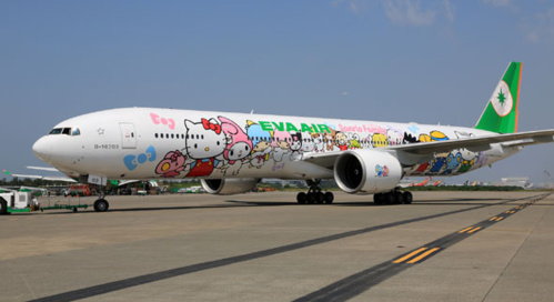 Boeing 777-300 Hello Kitty - © Eva Air Boeing 777-300 Hello Kitty - © Eva Air
