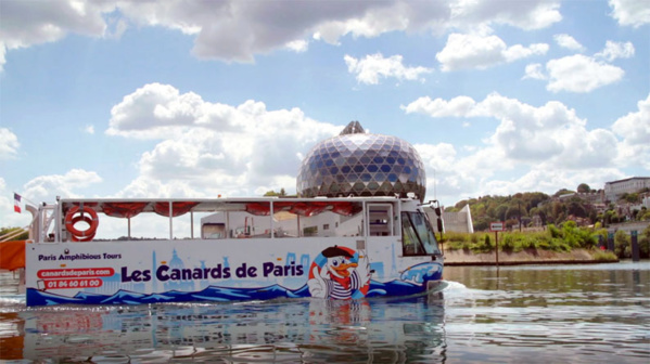 Les Canards de Paris ou comment visiter Paris à bord d’un bus amphibie