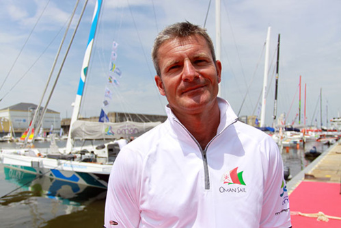 Le skipper Sidney Gavignet - © D. Raynal Le skipper Sidney Gavignet - © D. Raynal