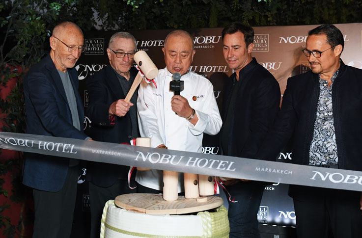 Meir Teper - Robert de Niro - Nobu Matsushisa - Daniel Shammon et Ahmed Bennani - © David M. Benett Meir Teper - Robert de Niro - Nobu Matsushisa - Daniel Shammon et Ahmed Bennani - © David M. Benett