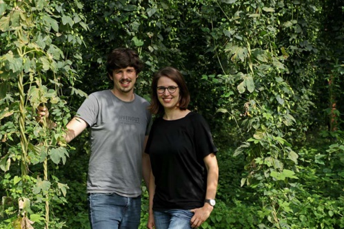 Lukas et Charlotte Locher dirigent le domaine familiale Hopfengut N°20 - © DR Lukas et Charlotte Locher dirigent le domaine familiale Hopfengut N°20 - © DR