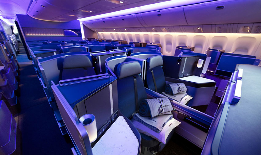 Classe affaires internationale - B787 Dreamliner - © United Airlines