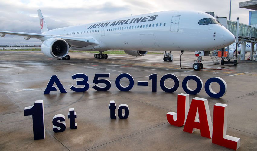 Japan Airlines prend livraison de son premier A350-1000