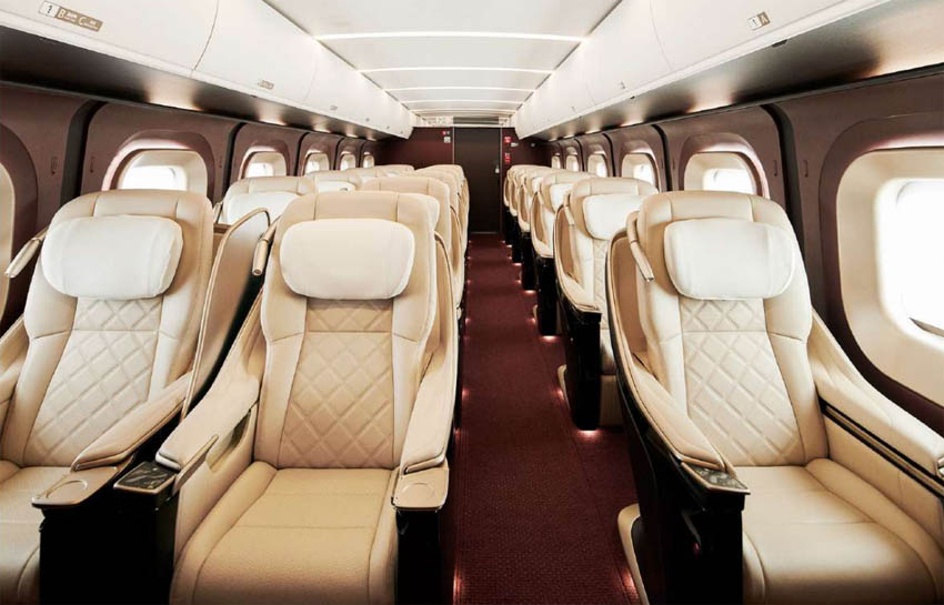 Voiture GranClass du Shinkansen E7 et W7 - © JR EAST Voiture GranClass du Shinkansen E7 et W7 - © JR EAST
