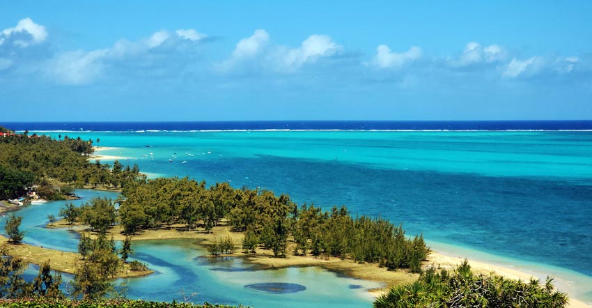 L'immence lagon et le spot de kitesurf Anse Mourouk - © DR L'immence lagon et le spot de kitesurf Anse Mourouk - © DR
