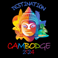 Logo de "Destination Cambodge 2024" Logo de "Destination Cambodge 2024"