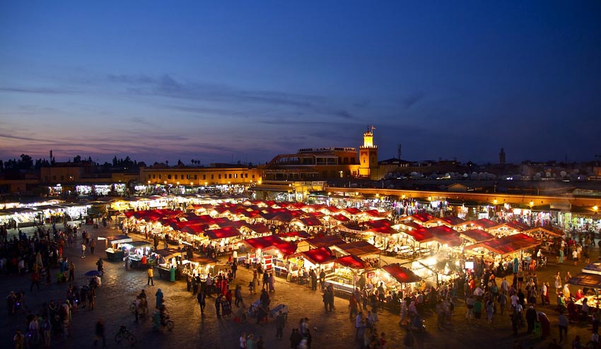 La célèbre place Jemaa El Fna - © DR La célèbre place Jemaa El Fna - © DR
