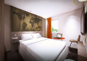 HôtelChambre de l'hôtel Ibis Styles Hyères Centre Gare