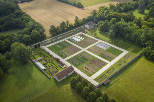 Le Potager du château de la Motte Tilly - © Yann Monel