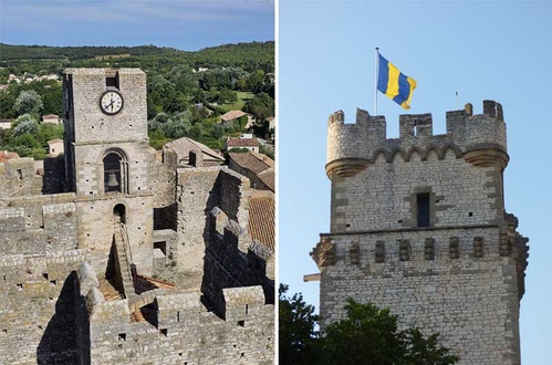 Saint-Laurent-des-Arbres et son donjon - © OT Provence Occitane