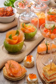Apéro Saumon Fumé © Ph. Asset/ADOCOMRP