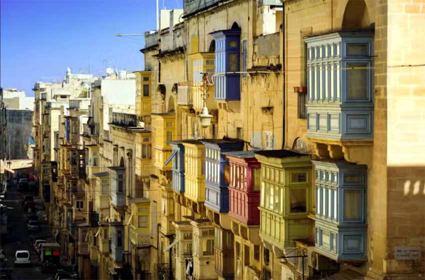 Une rue de La Valette - © Office du Tourisme de Malte Une rue de La Valette - © Office du Tourisme de Malte