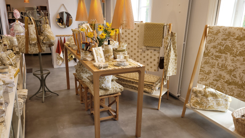 La boutique - © Musée de la Toile de Jouy La boutique - © Musée de la Toile de Jouy