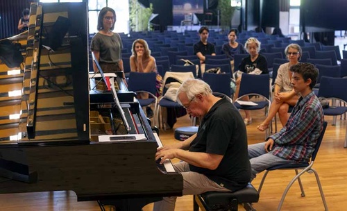 Thomas Kreuzberger en master class - © Laurent Wangermez Thomas Kreuzberger en master class - © Laurent Wangermez