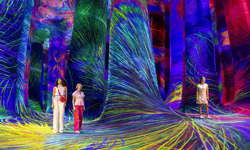 Le teamLab Phenomena - © Département de la Culture et du Tourisme - Abou Dhabi