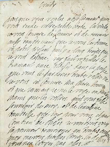 Lettre de Marie de Rabutin Chantal à sa fille