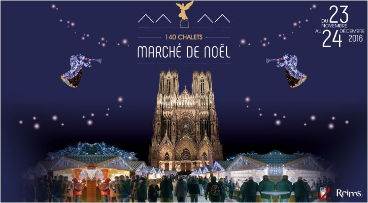 Le Marché de Noël s’invite au pied de la cathédrale de Reims