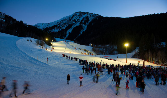 Ski nocturne - © Office du Tourisme