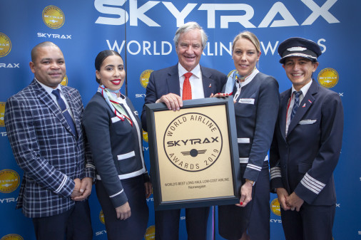 Norwegian élue Meilleure compagnie aérienne low-cost long-courrier au monde par Skytrax