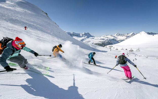 Sur les pistes de la station - © Tristant Shu